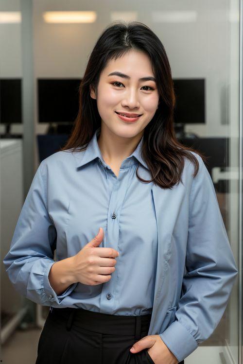 职场女性照片,自信与力量的完美展现